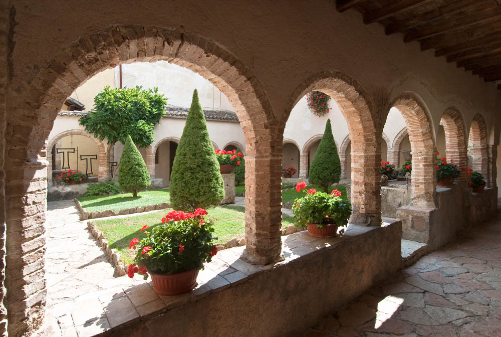 Valle Reatina Convento Foresta, chiostro © Fabrizio Ardito