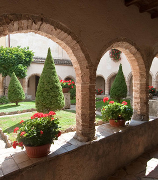 Valle Reatina Convento Foresta, chiostro © Fabrizio Ardito