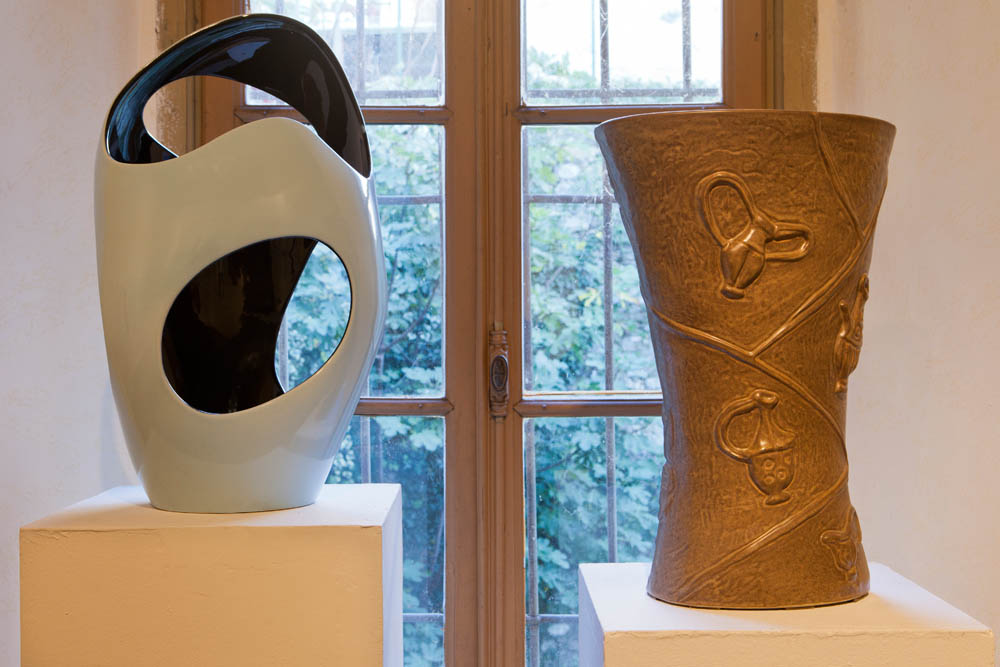 Museo Internazionale del Design Ceramico di Laveno MIDeC Vaso firmato da A. Campi. ©Fiorenza Cicogna