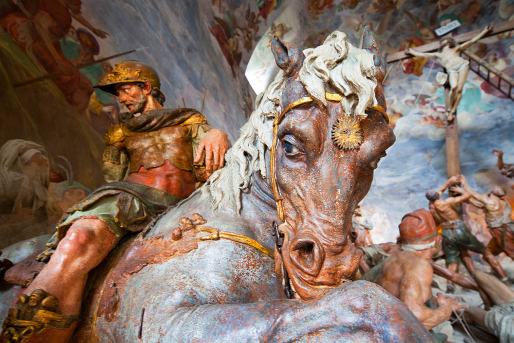 Sacro Monte di Varese, particolare delle sculture ©Fiorenza Cicogna