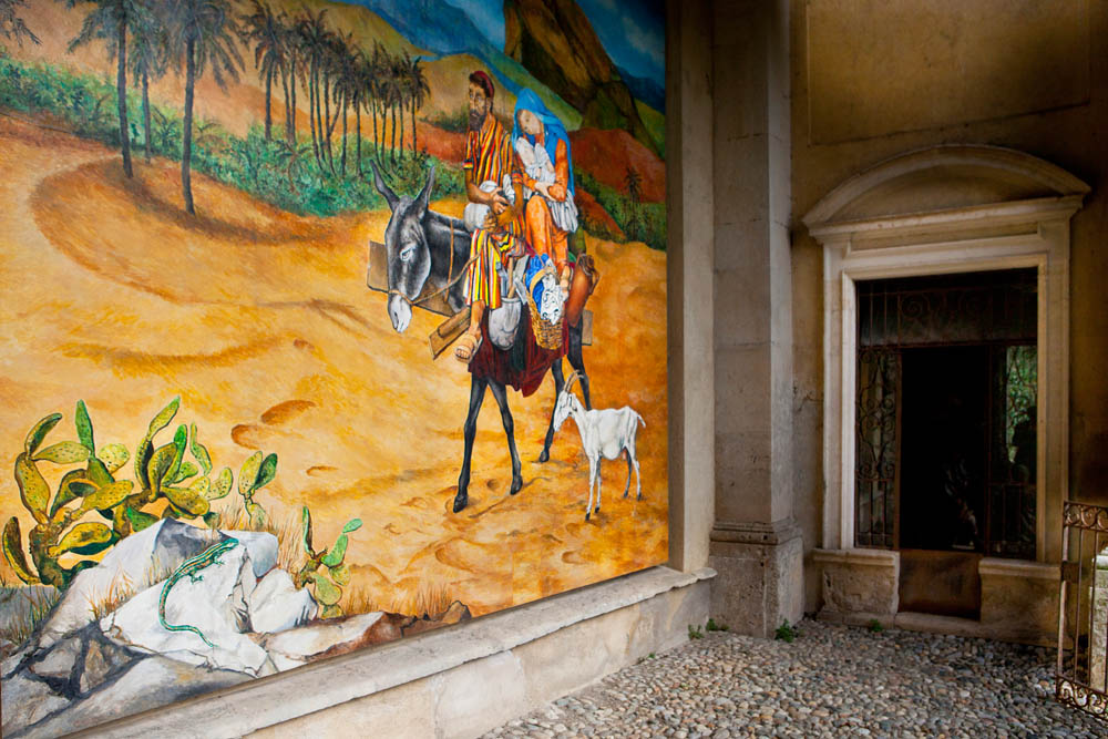Sacro Monte di Varese, le fuga in Egitto di Guttuso ©Fiorenza Cicogna