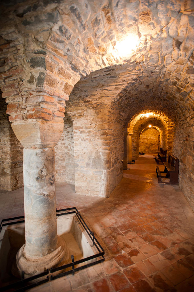 Cortona Abbazia di Farneta, cripta 1 © Fabrizio Ardito