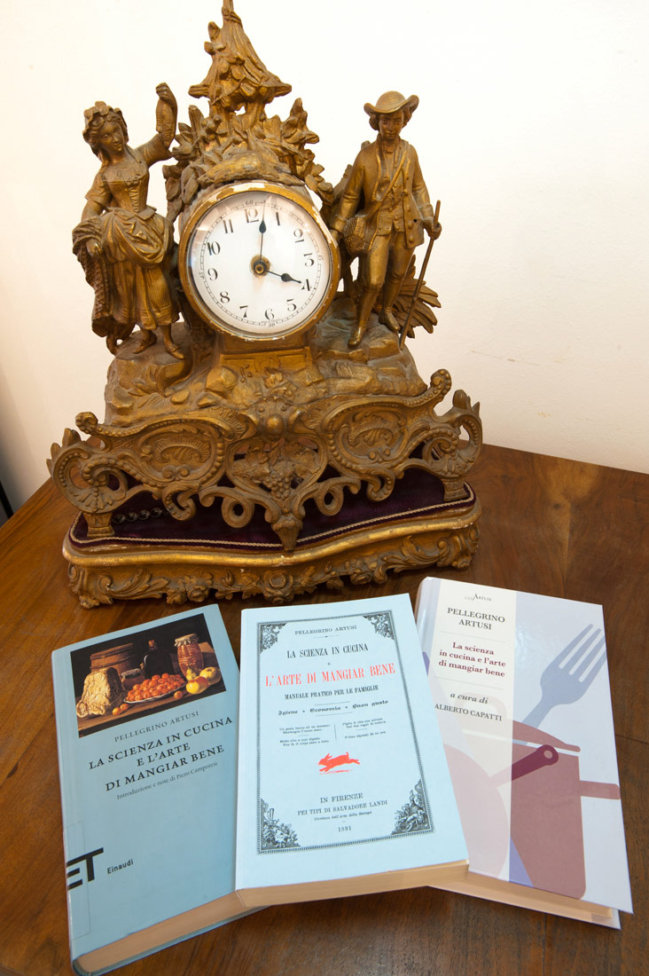 Forlimpopoli Casa Artusi, diverse edizioni del volume © Fabrizio Ardito