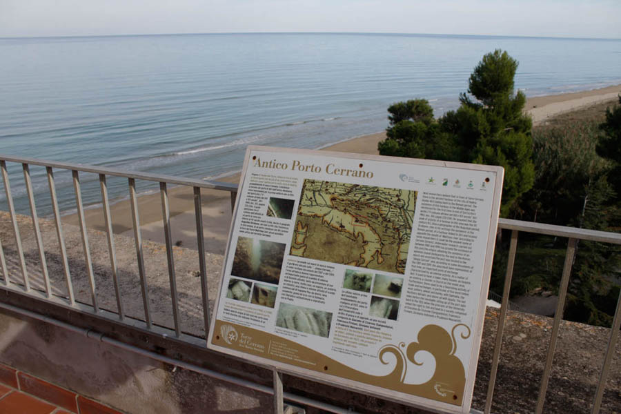 Torre Cerrano Percorso delle visite © Elio Torlontano