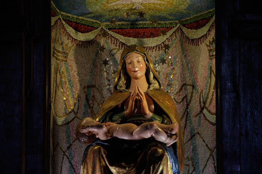 Civitella del Tronto Scultura lignea in S. Maria dei Lumi © Elio Torlontano