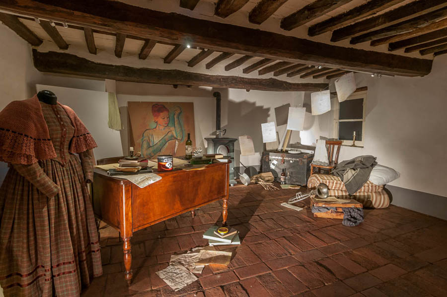 Lucca Il ripostiglio di casa Puccini, oggi sala Bohème © Lucio Ghilardi