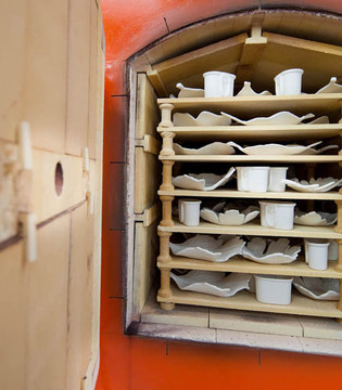 Lodi Laboratorio Ceramica Artistica Lodigiana: forno di cottura © Fiorenza Cicogna