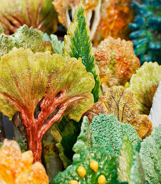 Lodi Laboratorio Ceramica Artistica Lodigiana: alberi © Fiorenza Cicogna