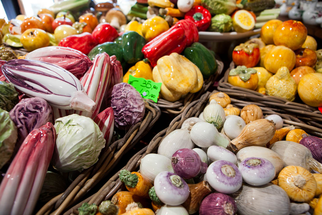 Lodi Laboratorio Ceramica Artistica Lodigiana: verdure © Fiorenza Cicogna