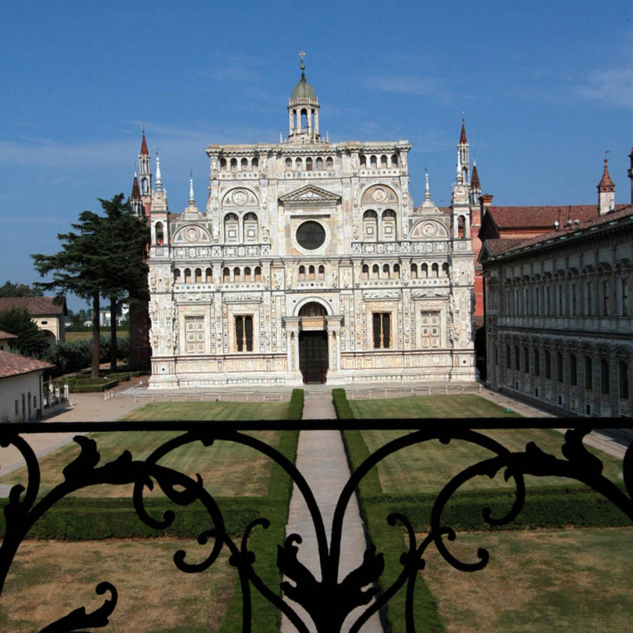 Certosa di Pavia La facciata © Umberto Barcella