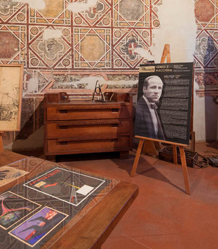 Pandino Gli ambienti del castello dedicati all'artista Mario Stroppa © Fiorenza Cicogna