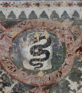 Pandino Lo stemma visconteo nel castello © Fiorenza Cicogna