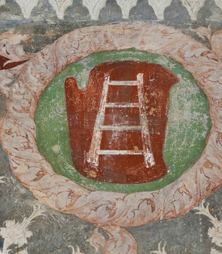 Pandino Lo stemma araldico dei Della Scala nel castello visconteo © Fiorenza Cicogna