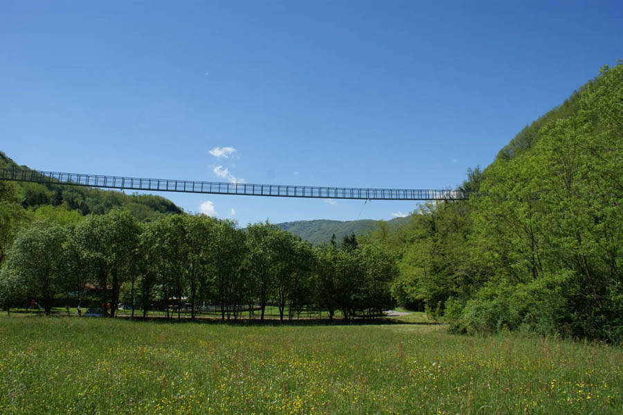 Mammiano Basso Ponte sospeso © Provincia di Pistoia Turismo