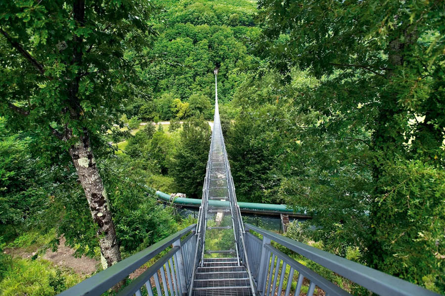 Mammiano Basso Ponte sospeso © Provincia di Pistoia Turismo