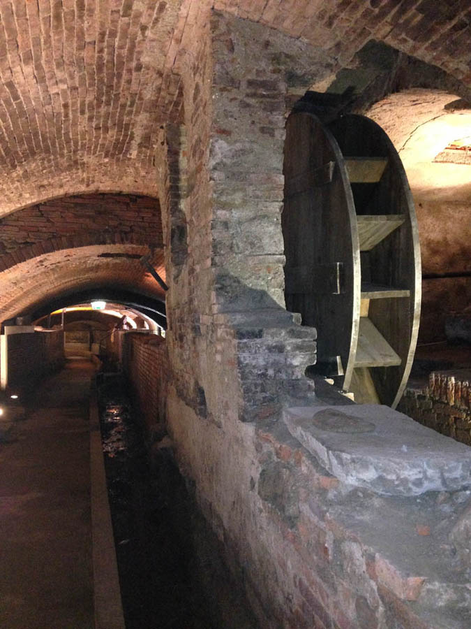 Pistoia Ospedale del Ceppo, mulino sotterraneo © Irsapt, Gianluca Iori