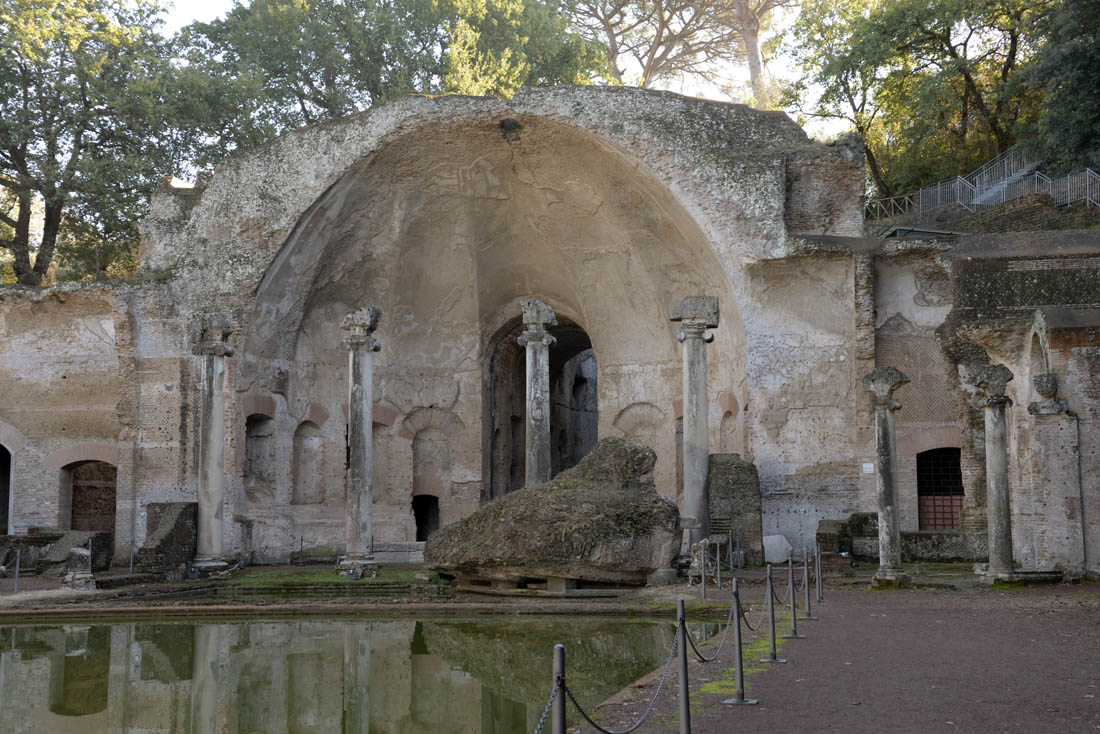 Tivoli Villa Adriana, Canopo e Serapeot per concessione della Soprintendenza per i Beni Archeologici del Lazio, Area Archologica di Villa Adriana