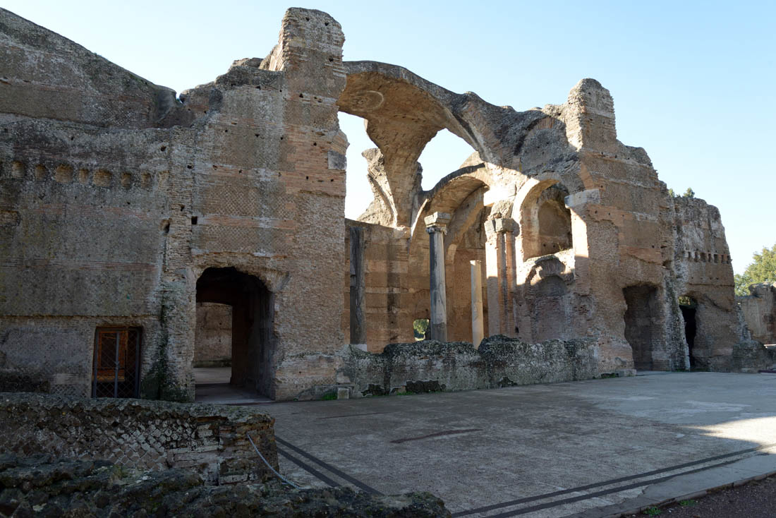 Tivoli Villa Adriana, le Grandi Terme per concessione della Soprintendenza per i Beni Archeologici del Lazio, Area Archologica di Villa Adriana