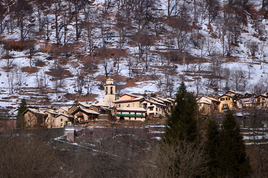 Valle Strona Veduta invernale della Valle Strona © Fiorenza Cicogna