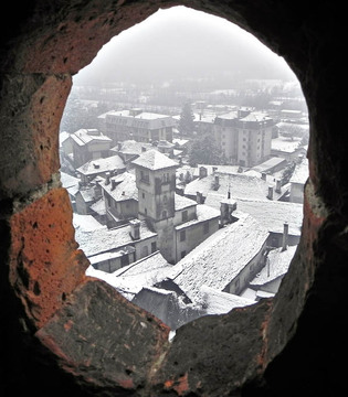 Vogogna Veduta dalla torre del castello Visconteo © Claudio del Solaro