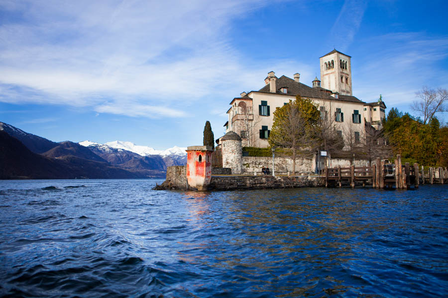 Isola di San Giulio L'approdo dell'isola di San Giulio sul Lago d'Orta © Fiorenza Cicogna