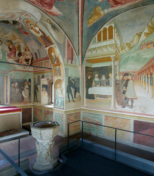 Castiglione Olona Battistero, affreschi di Masolino da Panicale (1435) © Museo della Collegiata di Castiglione Olona, foto Franco Canziani