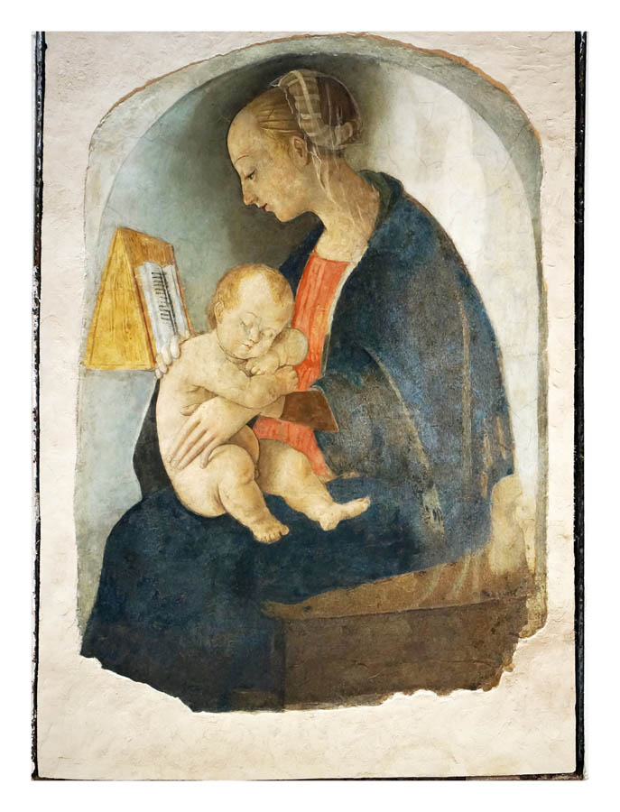 Urbino Casa Raffaello. Madonna col Bambino attribuita a Raffaello © Comune di Urbino, foto Paolo Mini