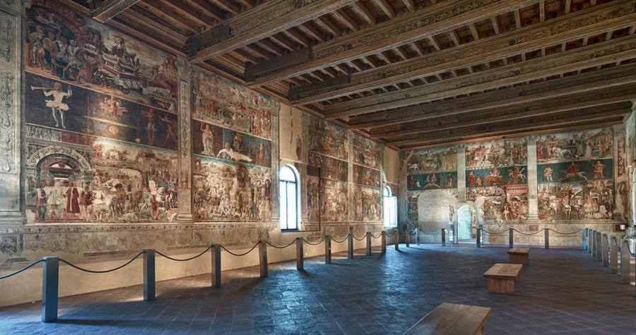 Ferrara Palazzo Schifanoia, Salone dei Mesi © Archivio Provincia di Ferrara / foto di Massimo Baraldi