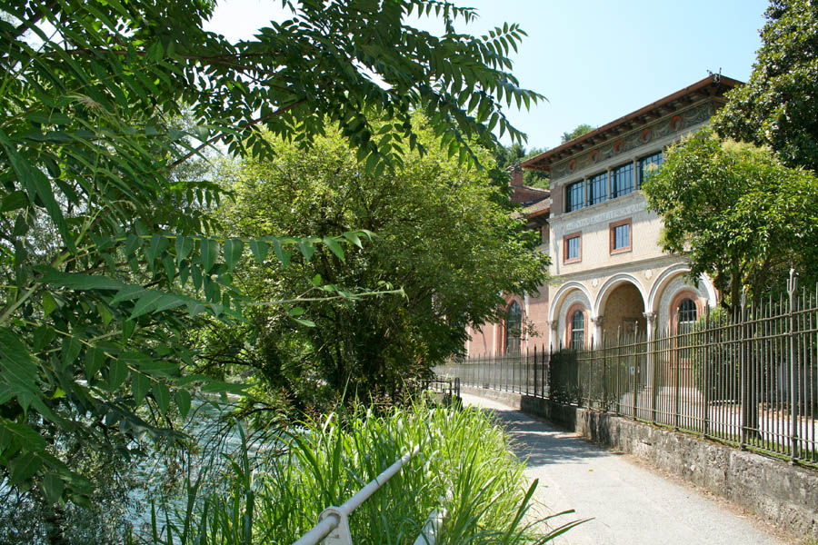 Porto d'Adda Veduta del fiume con la centrale elettrica Esterle ©Cinzia Rando
