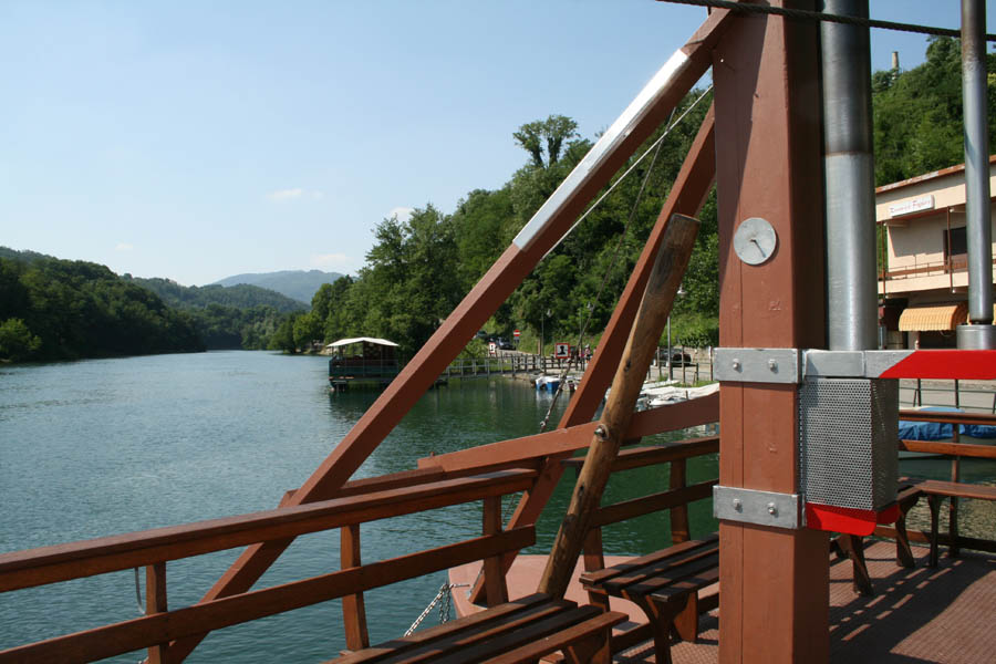 Traghetto leonardesco di Imbersago ©Cinzia Rando