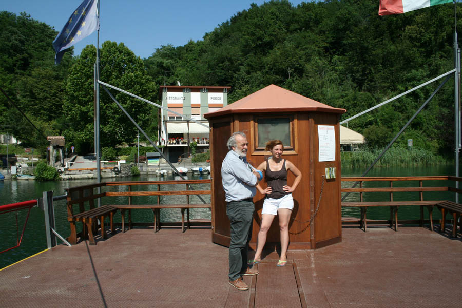 Traghetto leonardesco di Imbersago ©Cinzia Rando