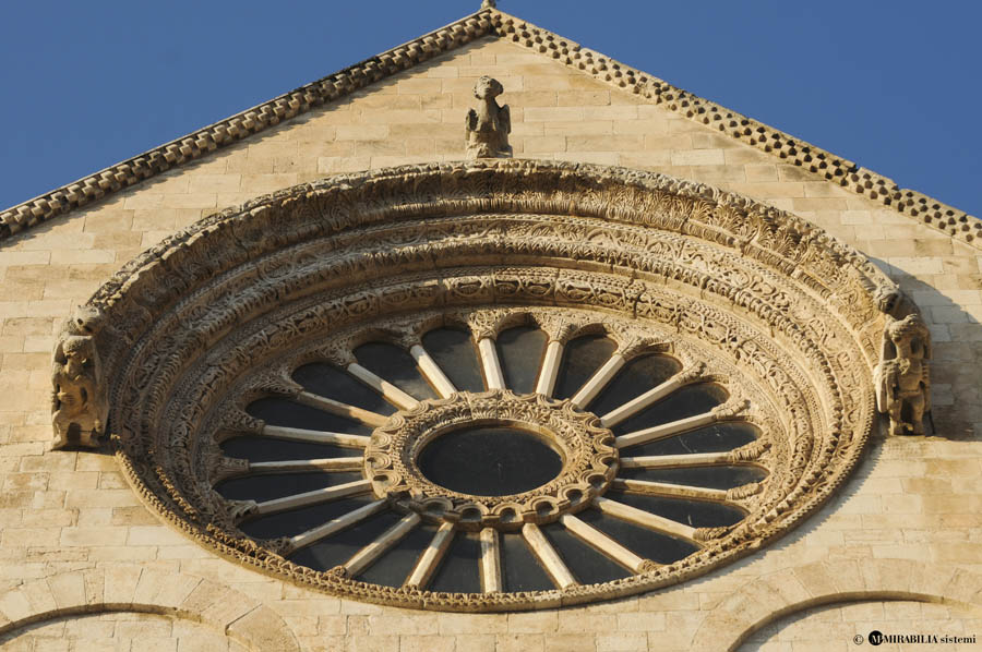 Bitonto Cattedrale di Bitonto, il rosone © Viaggiareinpuglia.it, foto Mirabilia Sistemi