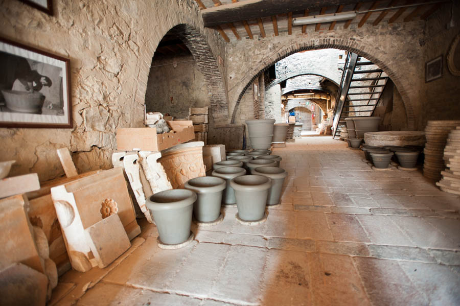 Impruneta Fornace Masini, vasi pronti per la cottura © Fabrizio Ardito