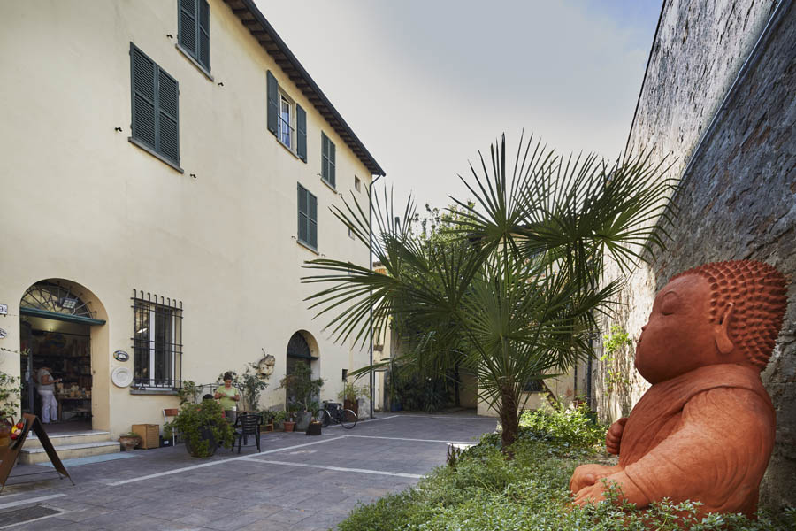 Faenza Ingresso di un laboratorio di ceramica © Fiorenza Cicogna