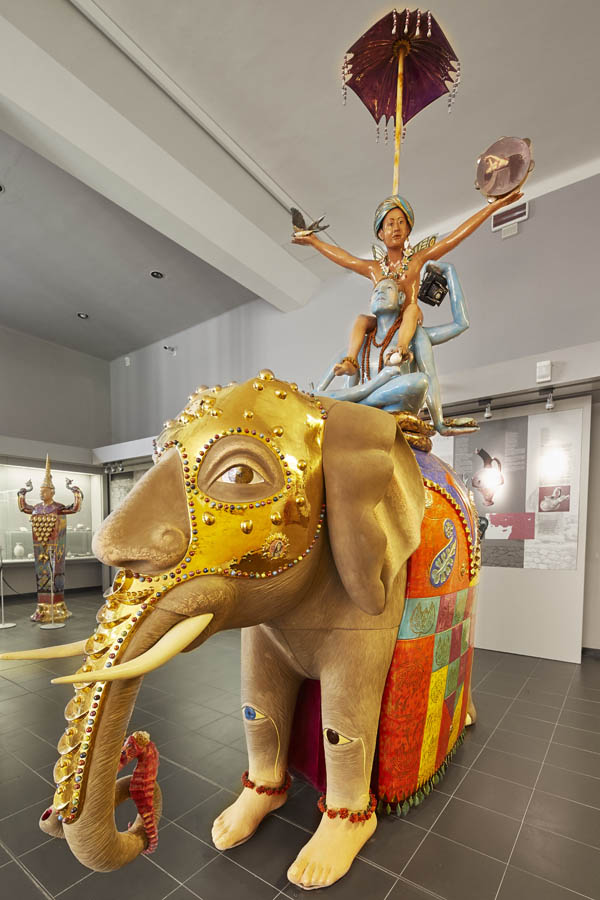 Faenza MIC, il grande elefante in ceramica di Luigi Ontani © Fiorenza Cicogna