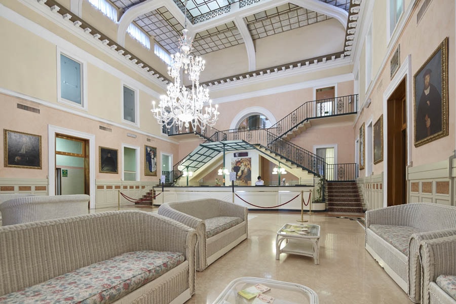 Terme di Riolo Hall delle Terme di Riolo © Fiorenza Cicogna