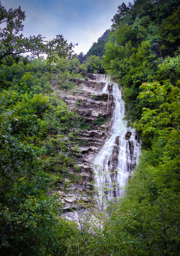 Sentiero dell'Acquacheta La cascata del rio Acquacheta © Francesco Lemma
