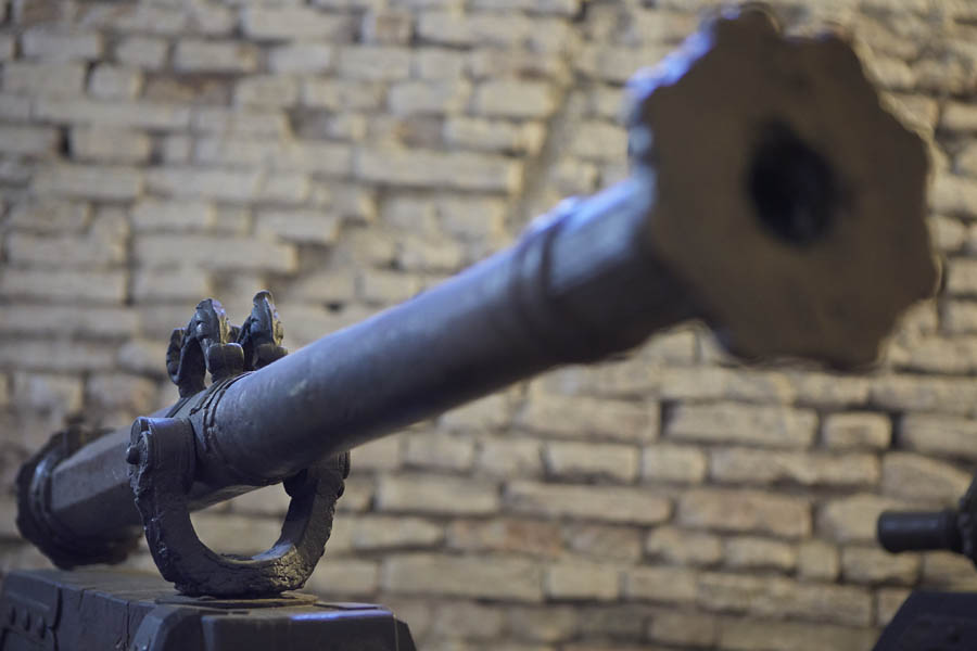 Imola La Rocca Sforzesca, una lantaka del '600 © Fiorenza Cicogna