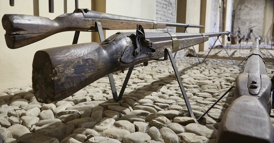 Imola La Rocca Sforzesca, collezione d'armi © Fiorenza Cicogna