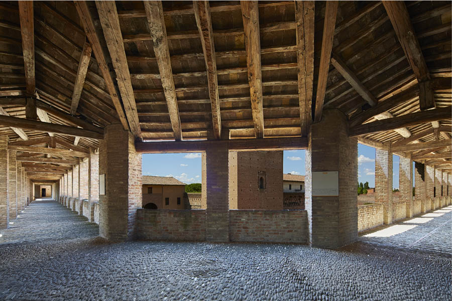 Imola La Rocca Sforzesca, camminamenti di ronda © Cinzia Rando