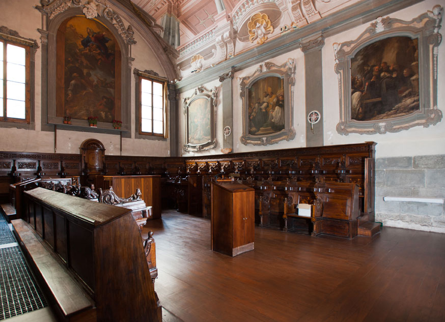 Abbazia di Vallombrosa Interno della chiesa © Fabrizio Ardito