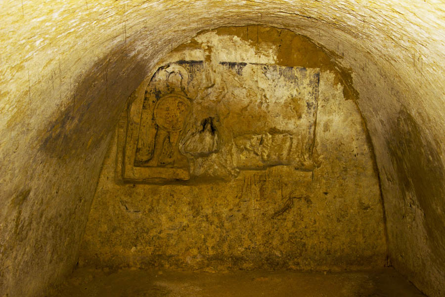 Canosa di Puglia Ipogeo dell'Oplita © Fondazione Archeologica Canosina. Foto Mariangela Intraversato