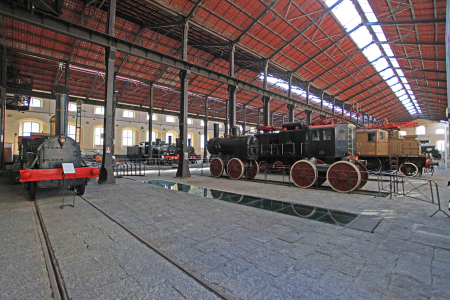 Portici Museo nazionale ferroviario di Pietrarsa, locomotive a vapore © Museo Nazionale Ferroviario di Pietrarsa