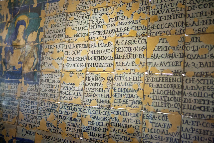 Albisola Superiore Museo Manlio Trucco. Pannello G.G. Sciaccarama 1554 © Fiorenza Cicogna