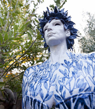 Albissola Marina G. Mazzotti Museo Giardino. Busto Femminile di G. Parini © Fiorenza Cicogna