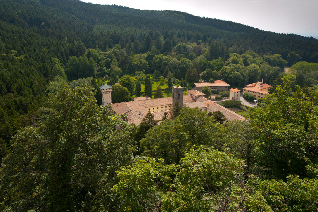 Vallombrosa Veduta dell'abbazia dall'alto © Fabrizio Ardito