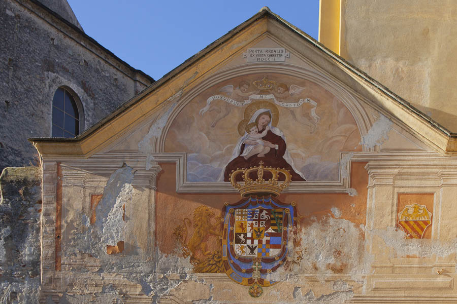 Finalborgo Porta Regale. Affresco © Fiorenza Cicogna