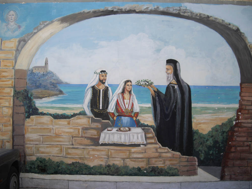 Campomarino Murale con matrimonio arbëreshë © Foto William Dello Russo