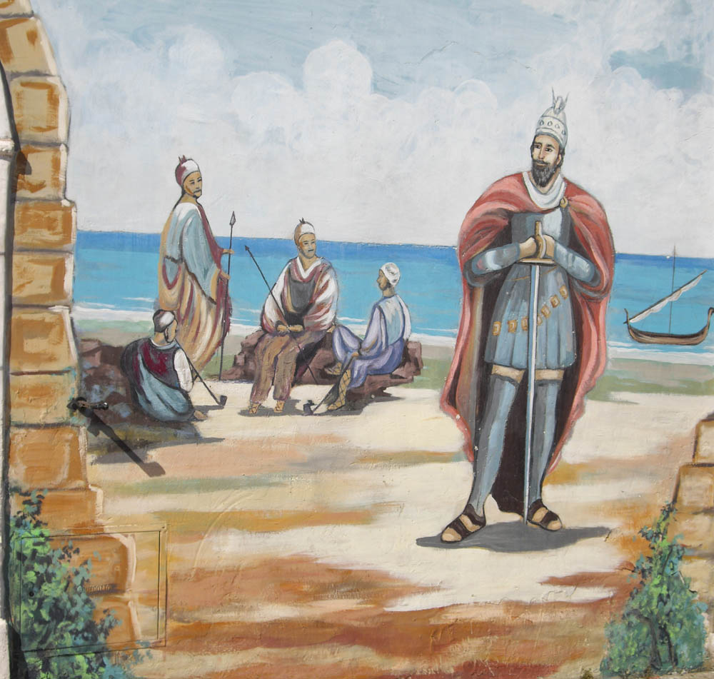 Campomarino Murale con Giorgio Castriota Skanderbeg © Foto William Dello Russo