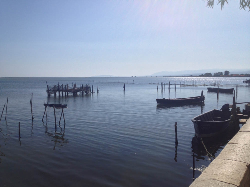 Lesina La laguna e i sandali per la pesca © Foto William Dello Russo
